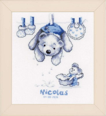 Vervaco Birth Record Treehouse Counted Cross Stitch Kit