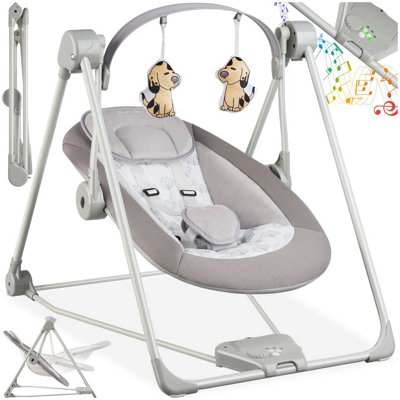 Baby Rocker - 5 speeds, timer & automatic shut-off, 4 soothing sounds ...