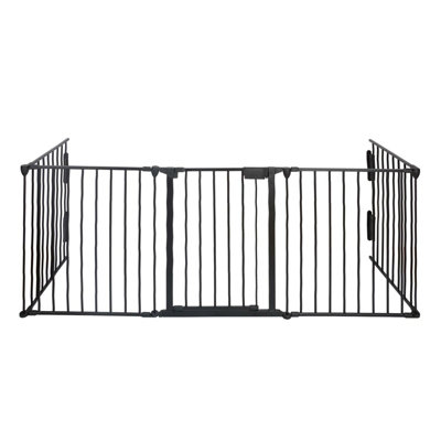 Baby Safety Fence Hearth Fire Gate Metal BBQ Pet Dog Cat PlayPen Fireplace Guard - 3
