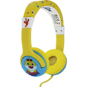 Baby Shark Childrens/Kids Holiday With Oli On-Ear Headphones Yellow/Blue (One Size)