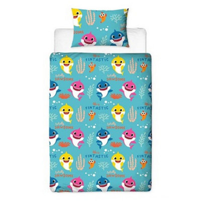 Pink baby best sale shark bedding