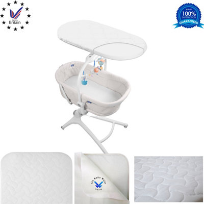 BABY Toddler CRIB Mattress Sheet- 100% Pure Foam for Infants Newborn Bed - Crib-Mattress-84 x 36 x 5 cm