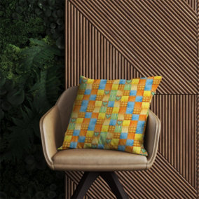 Baby Watercolour Blanket Pattern Outdoor Cushion 60cm x 60cm