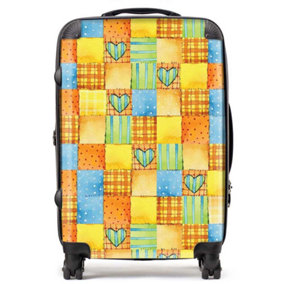 Baby Watercolour Blanket Pattern Suitcase - Medium
