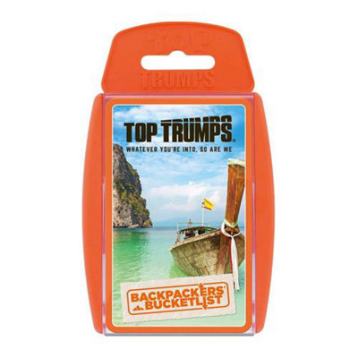 Back Packers Top Trumps Classics - Brand New and Sealed
