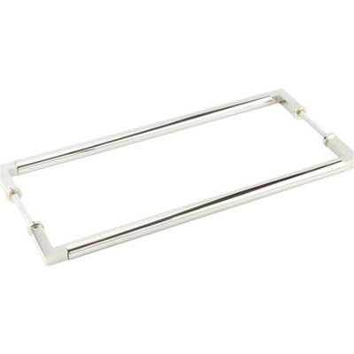 Back to Back Polished Nickel Pull Handle - 425mm - Door Handle