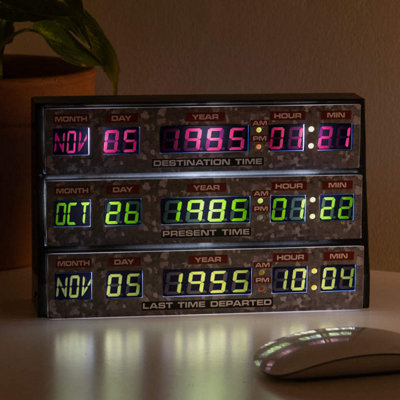 Back to the Future Time Machine Light