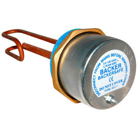 Backer 09196VS Immersion Heater with Thermostat and Cut-Out 30 Inch 09196VS / 09196VC