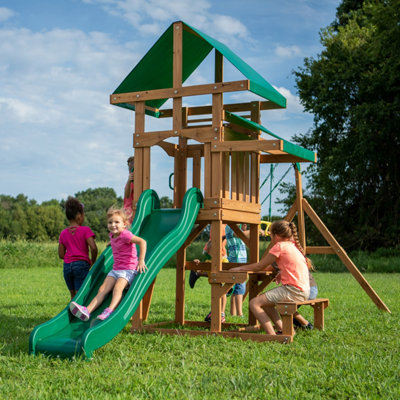 Cedar store swing sets