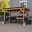 Backyard Discovery Saxony XL Cedar BBQ Gazebo