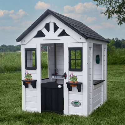 Outdoor playhouse with doorbell sales