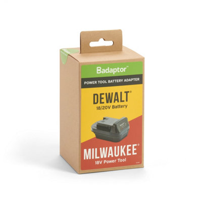 Dewalt battery adapter milwaukee hot sale