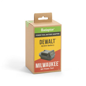 Badaptor - DeWalt to Milwaukee 18V Battery Adapter