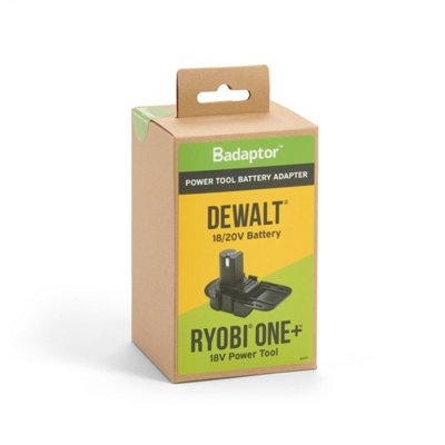 Badaptor DeWalt to Ryobi 18V Battery Adapter DIY at B Q