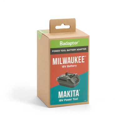 Badaptor Milwaukee to Makita 18V Battery Adapter DIY at B Q