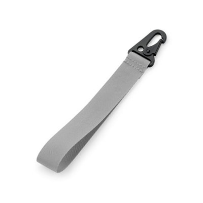 BagBase Brandable Key Clip Grey (One Size)