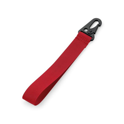 BagBase Brandable Key Clip Red (One Size)