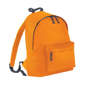 Bagbase Childrens/Kids Fashion Backpack Orange/Graphite (One Size)