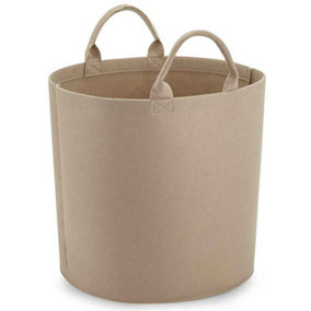 Bagbase Felt Laundry Basket Sand (30cm x 30cm)