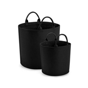 B&Q Black & white Laundry Bag (H)590mm (W)480mm (D)480mm