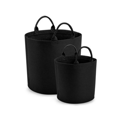 Bagbase Felt Trug Black (40cm x 40cm)