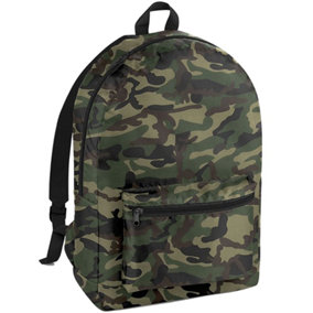 Bagbase Packaway Backpack Jungle Camo/Black (One Size)