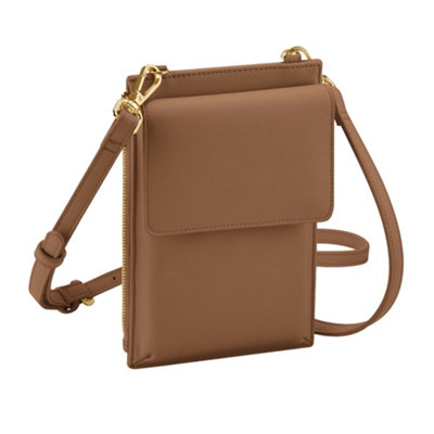 Bagbase PU Phone Carry Case Tan (One Size)