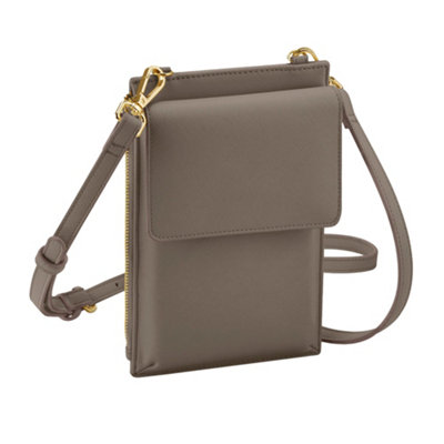 Bagbase PU Phone Carry Case Taupe (One Size)