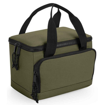 Bagbase Recycled Mini Cooler Bag Military Green (One Size)