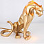 BAGHEERA - CGC Gold Leopard Table Lamp With Black Shade