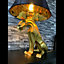 BAGHEERA - CGC Gold Leopard Table Lamp With Black Shade