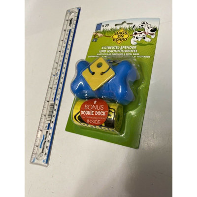Bags On Board Bone Dog Poop Bag Dispenser Blue (One Size) Price Comparisons | Compare The Build