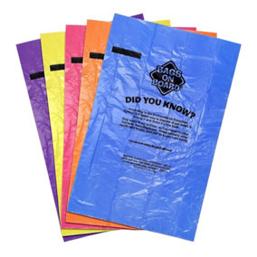 Bags On Board Plastic Dog Poo Bags (Pack Of 4) Rainbow (One Size)