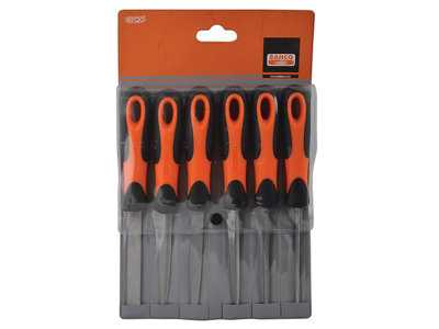 Bahco 1-476-04-3-2 1-476 ERGO File Set 6 Piece 100mm (4in) BAH47604 - 4