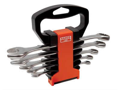 Bahco 111M/SH5 Chrome Polished Combination Spanner Set, 5 Piece BAH111MSH5