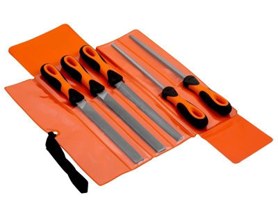 Bahco - 200mm (8in) ERGO™ Engineering File Set, 5 Piece