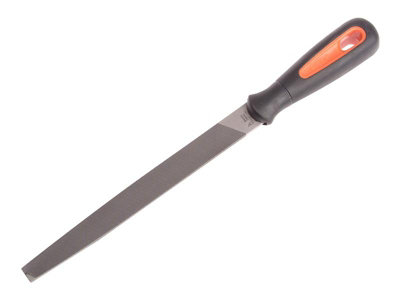 Bahco 200mm Handled Flat Second Cut File for Precision Metalwork