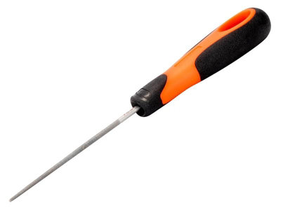 Bahco 200mm Handled Round Cut File - Perfect for Concave Surfaces