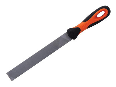 Bahco 200mm Handled Second Cut File with ERGO Grip for Precision Filing