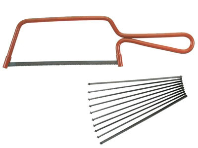 Bahco 239 BAH239 Junior Saw Hacksaw 150mm 6in with Pack of 10 Blades