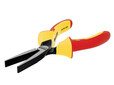 Bahco 2421 S-160 2421S ERGO Insulated Flat Nose Pliers 160mm (6.1/4in) BAH2421S160 - 3