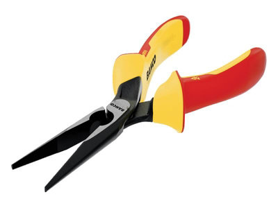 Bahco 2430 S-140 2430S ERGO Insulated Long Nose Pliers 140mm (5.1/2in) BAH2430S140