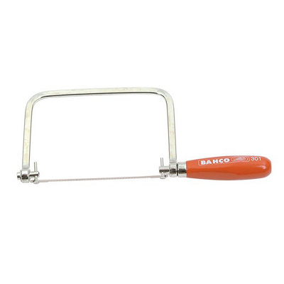 Bahco 301 BAH301 Coping Saw 14 tpi 165mm 6 1/2 Inch Saw Great For Cutting Curves