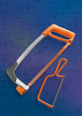 Bahco 317 BAH317 Hacksaw Frame + Junior Saw 239 BAH239 Twin Pack XMS21HACK