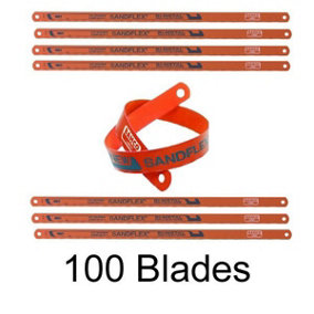 Bahco 3906-300-24 Hacksaw Blades 24tpi 300mm 12in Sandflex Pack of 100 BAH390624