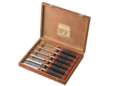 Bahco 434-S6-EUR 434 Bevel Edge Chisel Set, 6 Piece BAH434S6