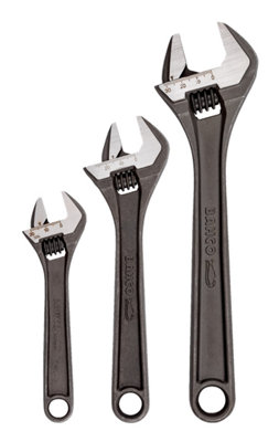 Bahco 80 Series Adjustable Spanner Wrench Set BAHADJ3 ADJUST 3-80