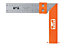 Bahco 9048-250 9048-250 Aluminium Block & Steel Try Square 250mm 10in BAH9048250