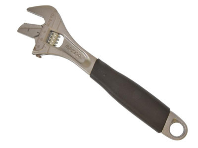Bahco 9072Pc Chrome Ergo Adjustable Wrench with Reversible Jaw 250mm for Versatile Use