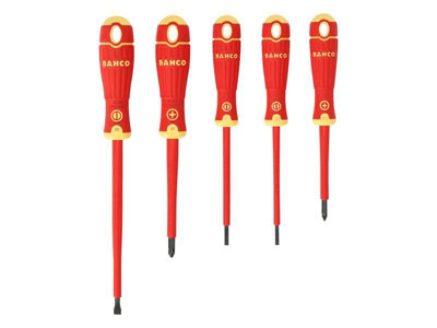 Bahco B220.015 BAHCOFIT Insulated VDE Screwdriver Set 5 Piece BAHB220015